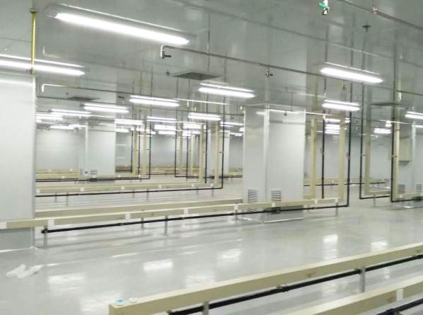 十万级食品车间流水线预装线路